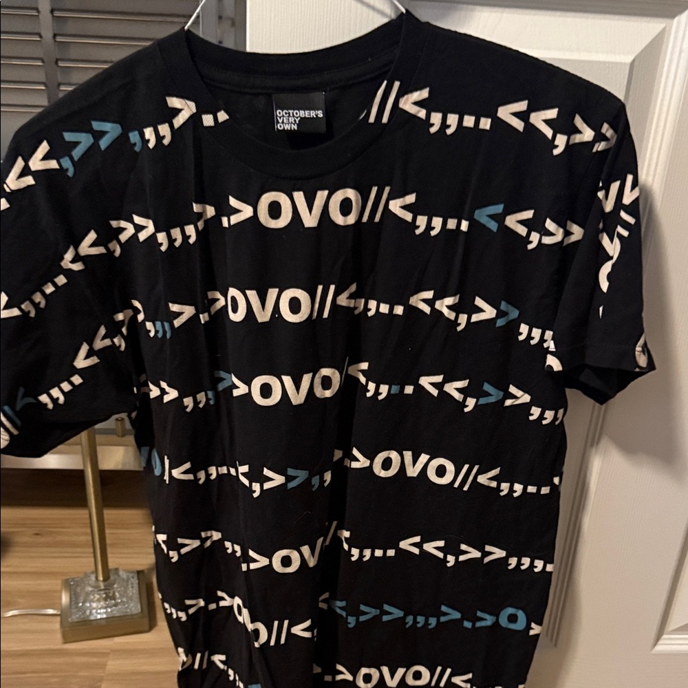 OVO Black and Blue Graphic Tee
